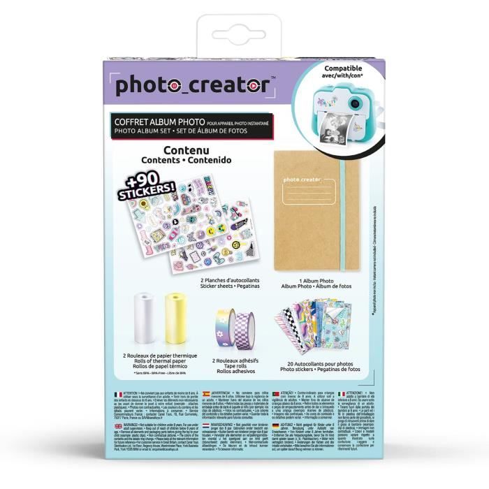 PHOTO CREATOR - Photo Album Box for Instant Print Camera - Photo Creator Compatible - CLK 007 - Canal Toys