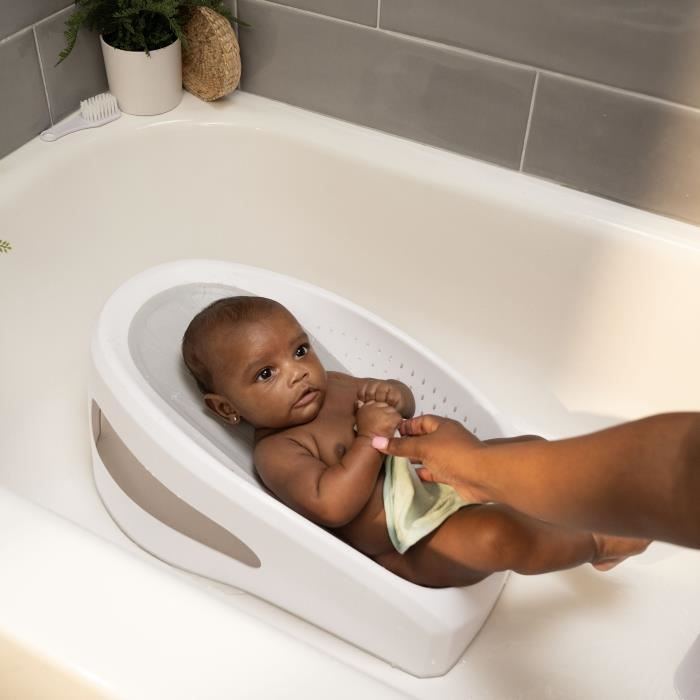 INGENUITY Baby Bath Seat, Comfort & Safety, Soft and Non-Slip Base - Can be used from birth to 6 months