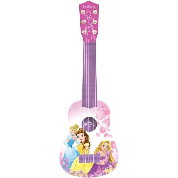 LEXIBOOK - DISNEY PRINCESSES - Children's Acoustic Guitar - Height 53 cm