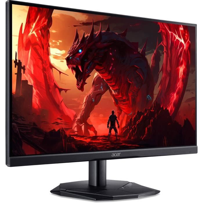 PC screen - ACER - KG241Y P3bip - 23.8 FHD - VA panel - 180Hz - 0.5ms - 1 HDMI 1 DP - AMD FreeSync Premium - Black