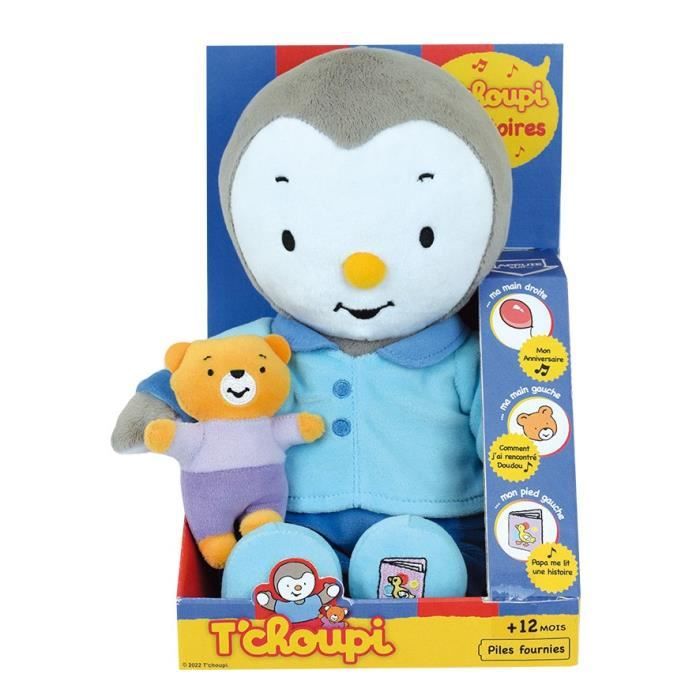 T'CHOUPI Plush Tell me a story ± 30 cm