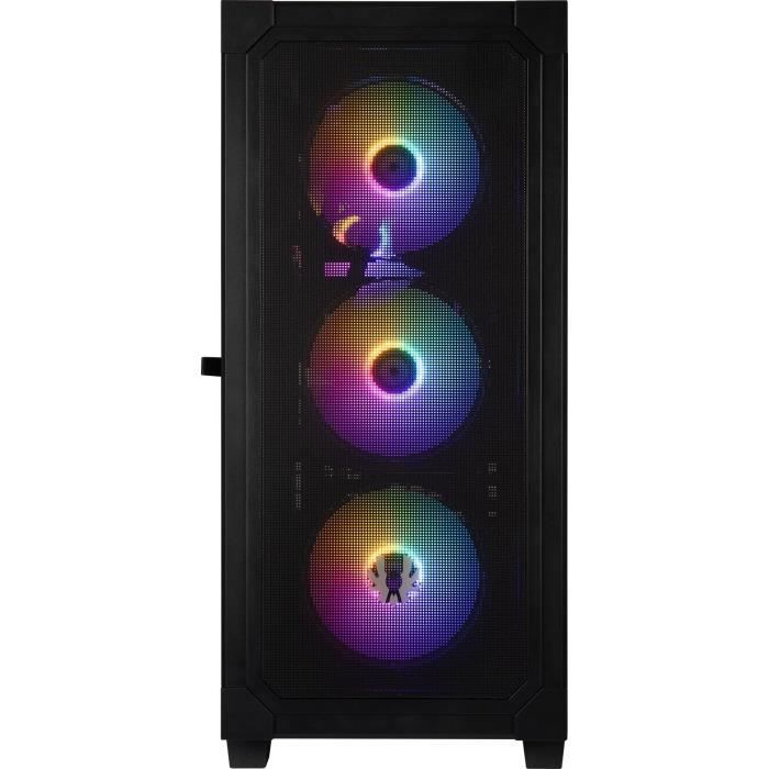 PC case - BITFENIX - Graph ARGB - Mid tower - ATX - Black - 4 A-RGB fans