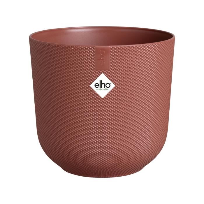 Flower pot - Elho - Jazz Round - Red - Ø 26 x H 24 cm - Indoor - 100% recycled