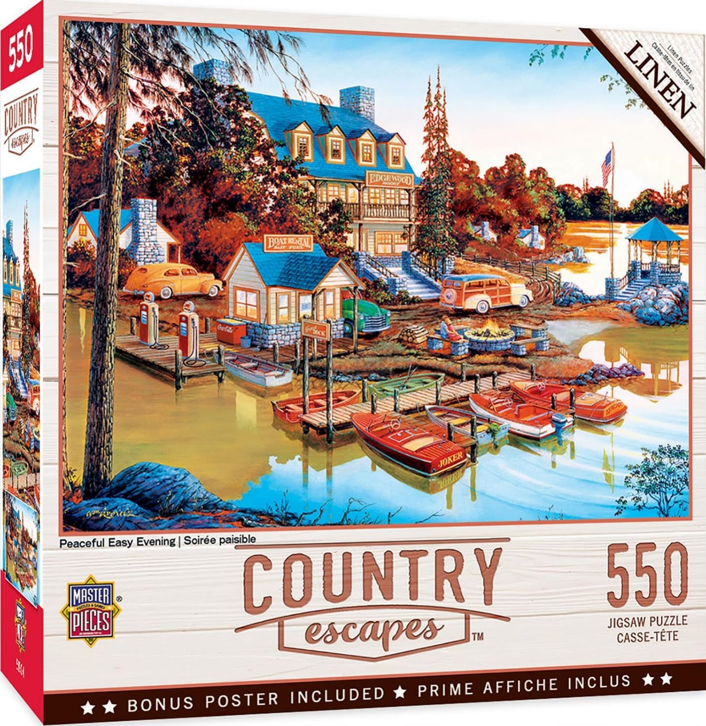 Peaceful Easy Evening 550 Piece Jigsaw Puzzle