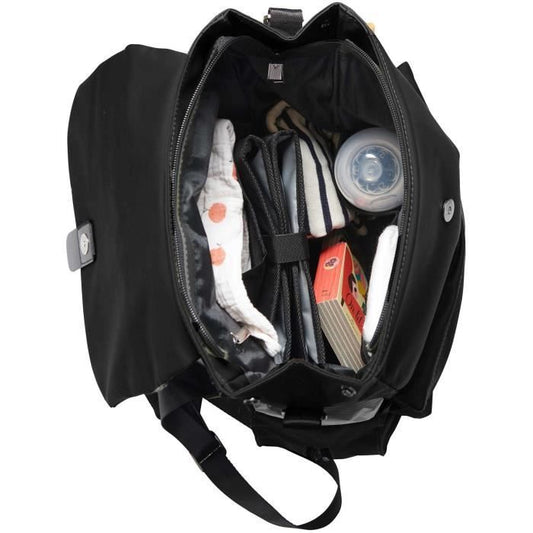 TINEO CASUAL changing bag - Backpack shape - Large storage capacity - Black