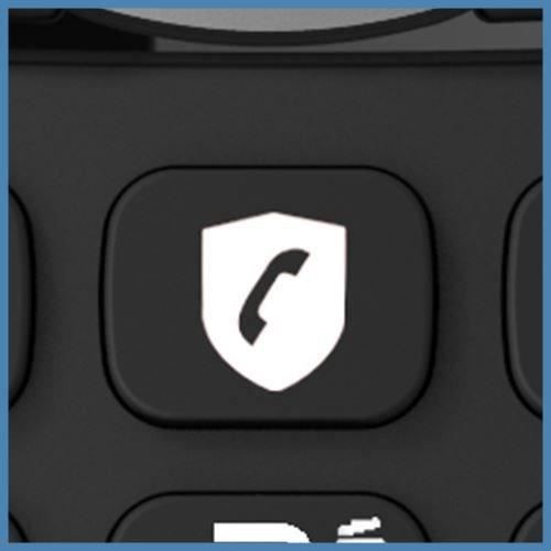 Cordless landline telephone - ALCATEL - F860 voice duo black - With unwanted call blocking function