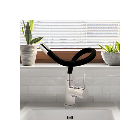 Rousseau Kitchen mixer Køben - Without shower - Shape - Gray and Black