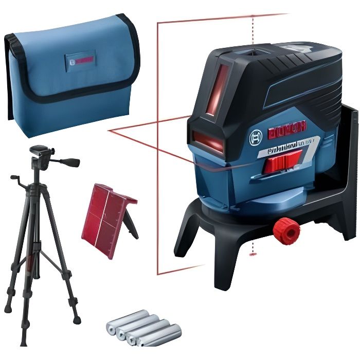 Combined laser Bosch Professional GCL 2-50 C + BT 150 tripod + RM 2 rotary support
