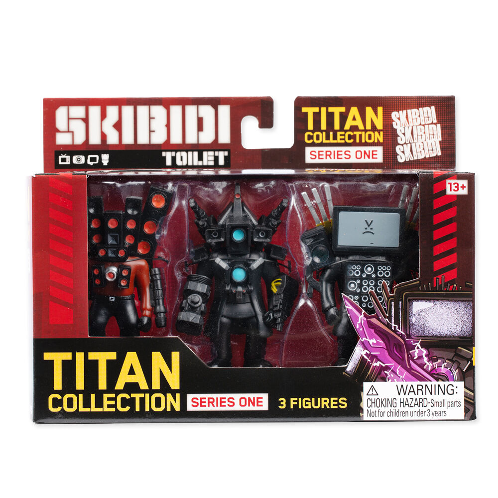 Skibidi Toilet Titan Collection pack 3 figures