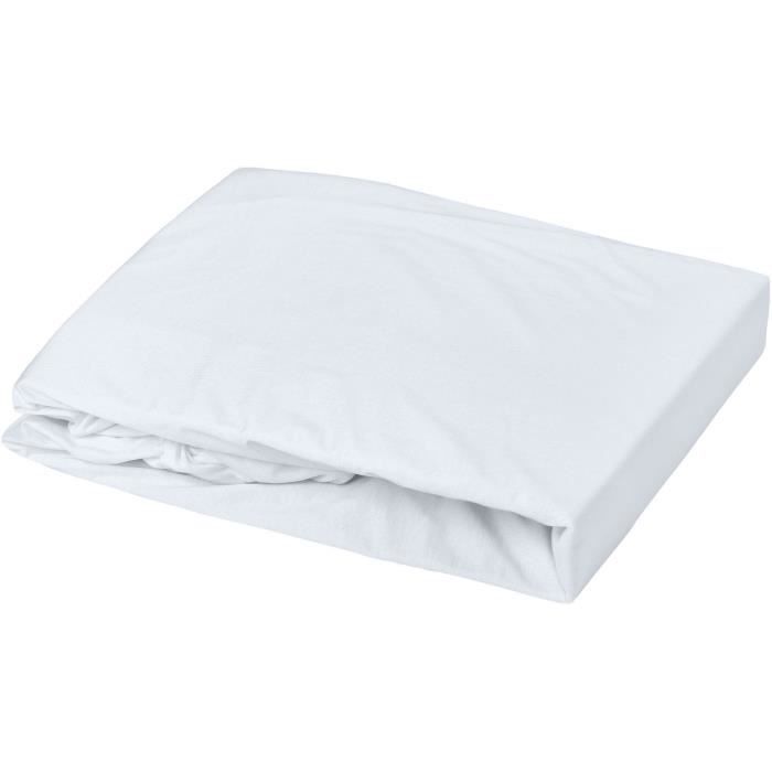 DOUX NID Jersey fitted sheet - Light blue - 60x120 cm