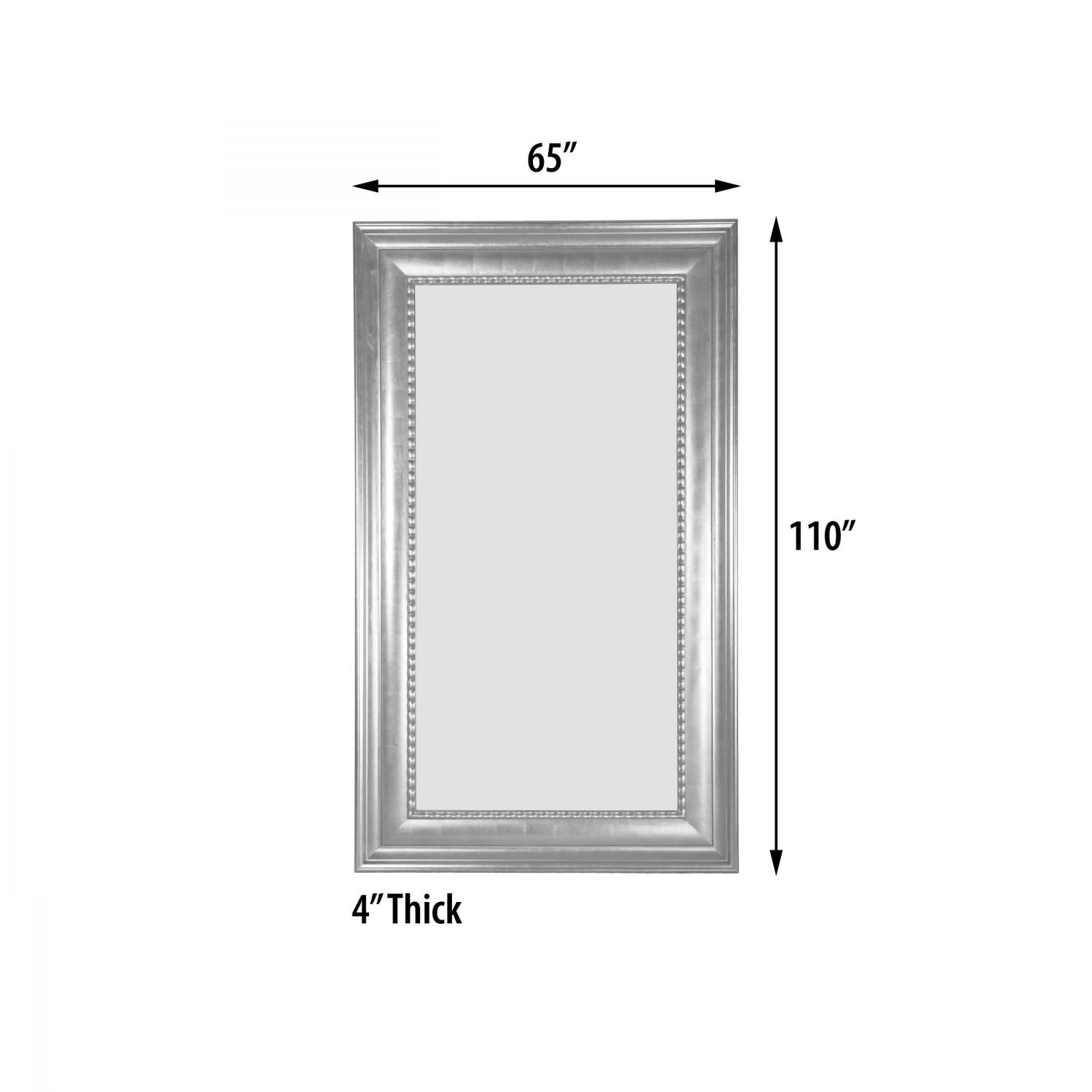 The Mammoth Wood Mirror Gold Leaf