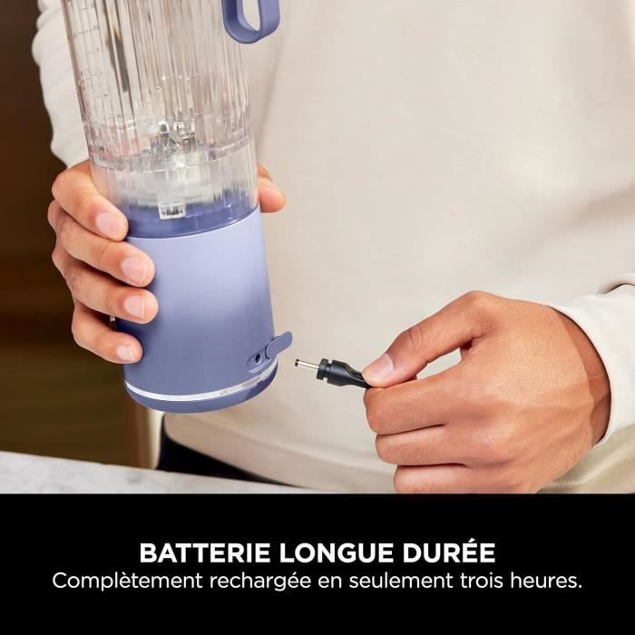 NINJA Blast Max Portable Blender - BC251EULD - 530 ml bowl - 2h battery life - cordless - BPA-free - lavender