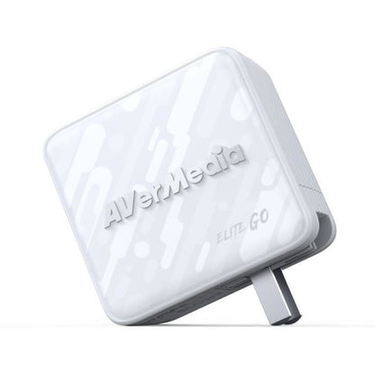GaN Charger - AVERMEDIA - 100W with FHD Video Capture GC313Pro White