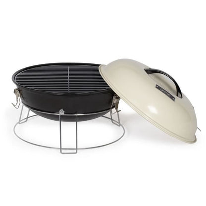 Portable charcoal barbecue - LIVOO - DOC301 - Champagne and black