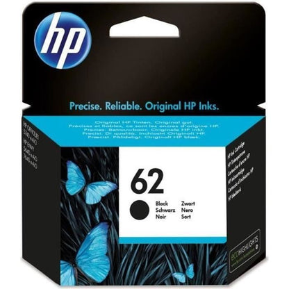 HP 62 Genuine Black Ink Cartridge for HP Envy 5540/5640/7640 (C2P04AE)