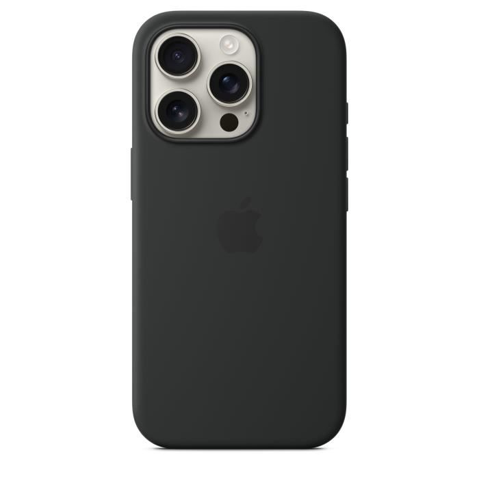 APPLE iPhone 16 Pro - Silicone Case with MagSafe - Black