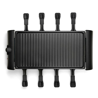 Raclette machine for 8 people - LIVOO - DOC312 - 1300W - 8 people - Removable non-stick grill tray - Adjustable thermostat