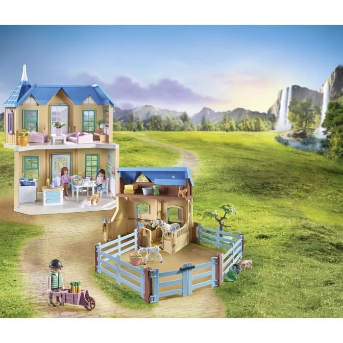 PLAYMOBIL 71351 Waterfall Ranch - Horses of Waterfall - 264 pieces - Ages 5 and up