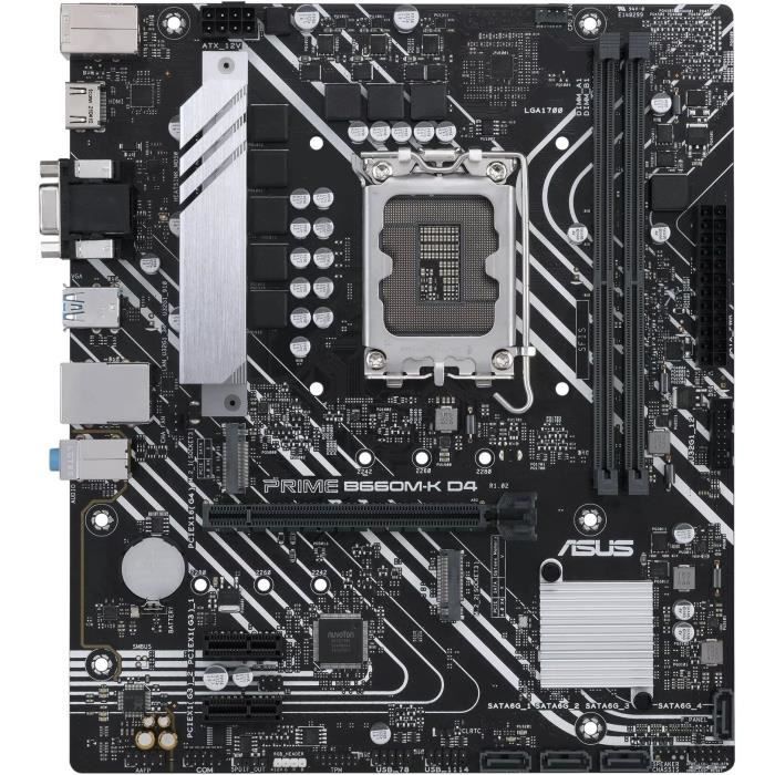 Motherboard - ASUS - PRIME B660M-K D4 - (90MB1950-M0EAY0)