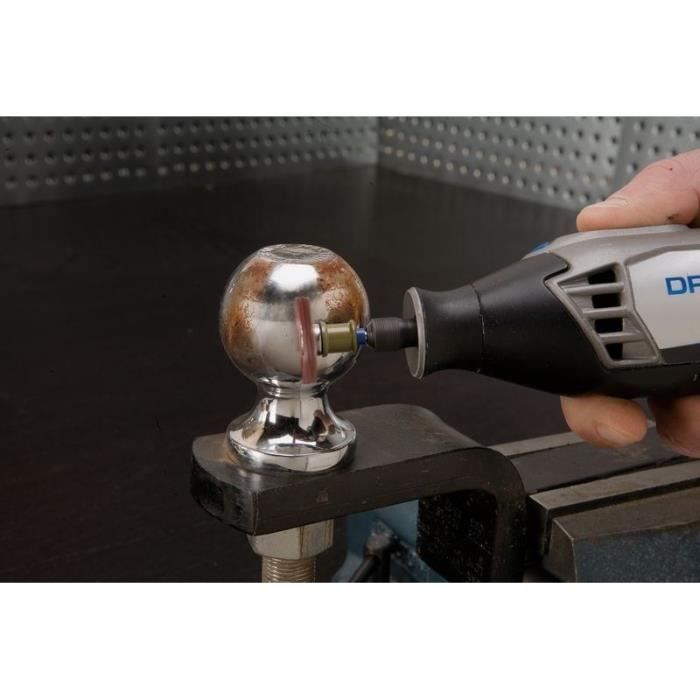 Dremel S471 'Diameter 25mm, grain 36 precision brush, for sanding and polishing)