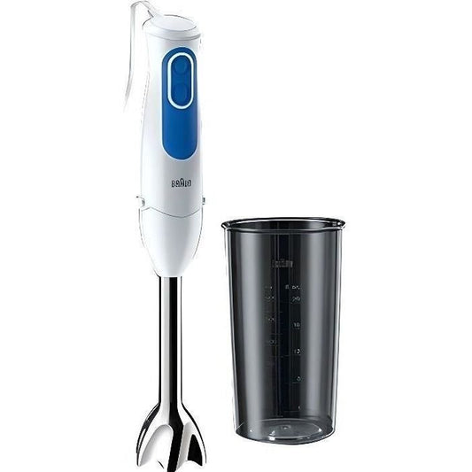BRAUN MQ3000WH Smoothie Plus Plunge Mixer - White and Blue
