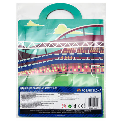 FC Barcelona reusable stadium 3D stickers book