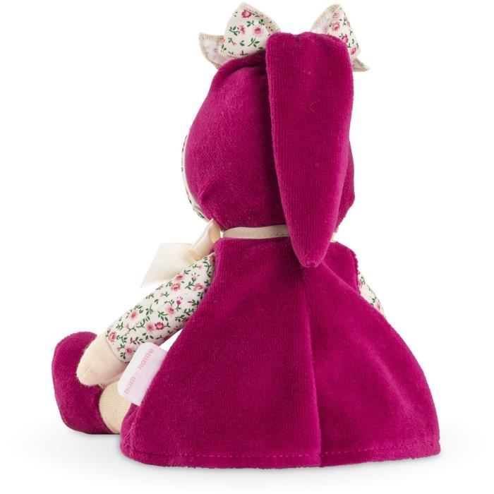 Doudou - COROLLE - Miss Rose Grenadine - 25 cm - vanilla scent - from birth