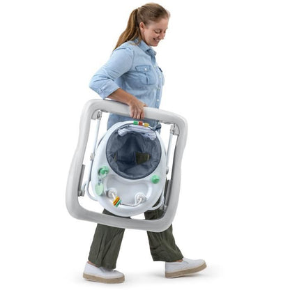 Walker with activities - INGENUITY - Chambray Collection - Comfortable and padded backrest - 3 heights - Foldable