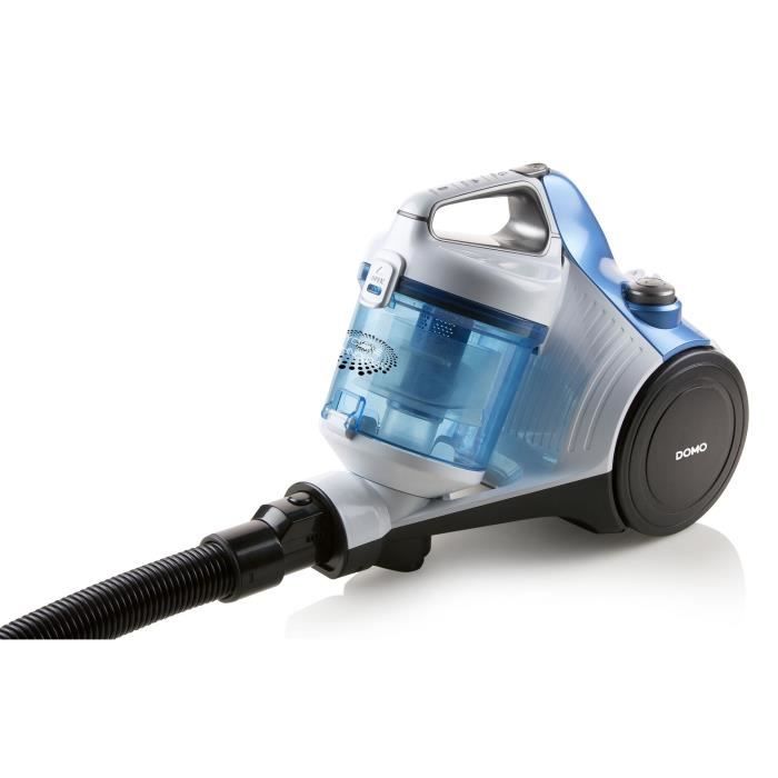 Domo do7286s vacuum cleaner without bag - 1.5 l - 700 W - white and blue