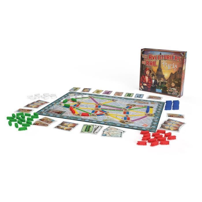 Ticket to Ride Paris - Asmodee - Ages 8 and up