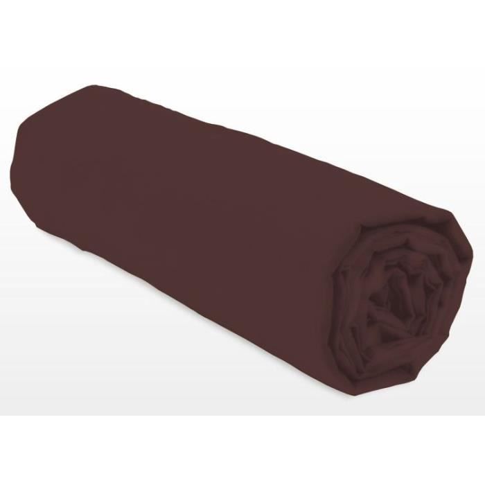 Fitted sheet - LOVELY HOME - LH71592 - 160x200+35 cm - Brown
