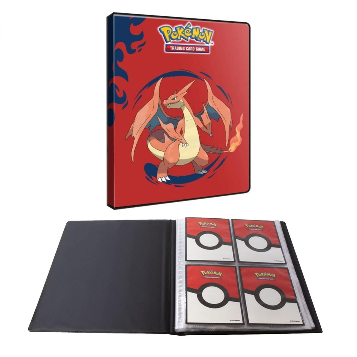 Pokemon TMG Mega Charizard X and Y 4-Pocket Ultra Pro Portfolio