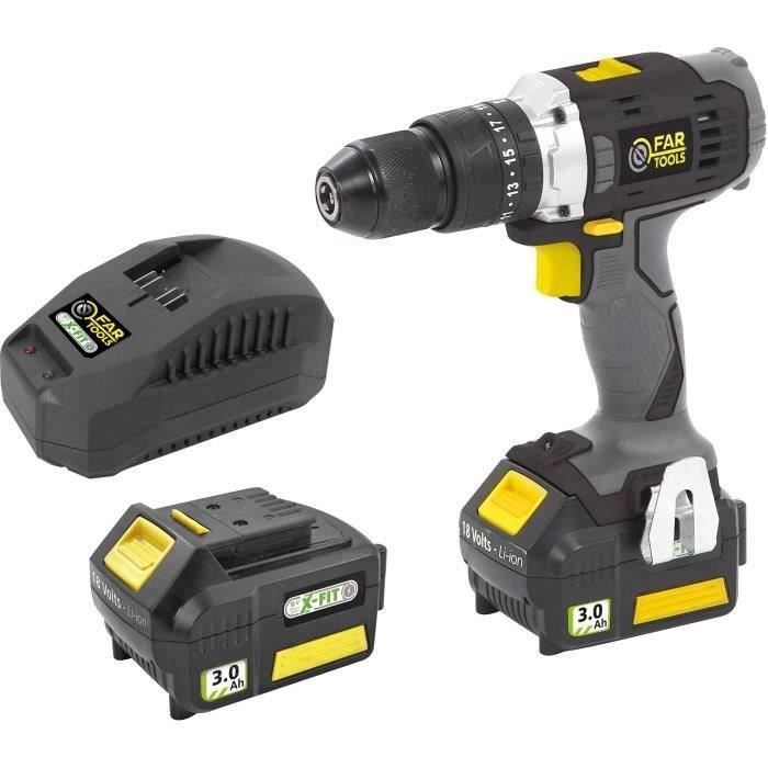 FARTOOLS X-FIT - XF-IMPACT DRILL S / S 18V - with batteries & charger - 216001