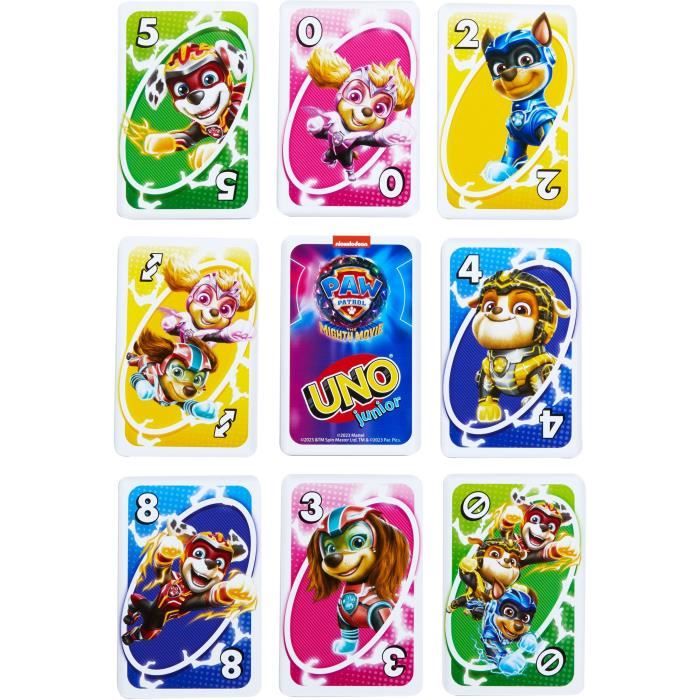 Mattel Games - Uno Junior-Paw Patrol: The Super Patrol-Card Game HPY62