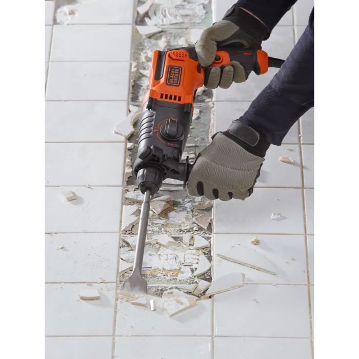 BLACK + DECKER BEHS01-QS HAMMER DRILL SDS + 650 WATTS