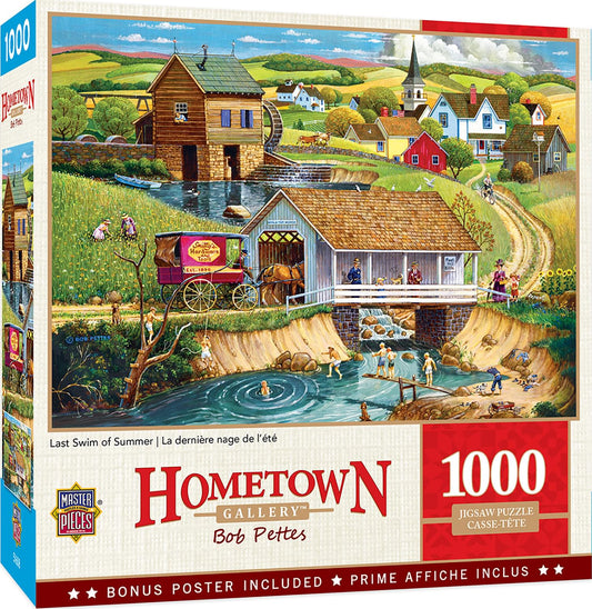 Hometown Gallery Last Swim of Summer 1000 Piece Jigsaw Puzzle