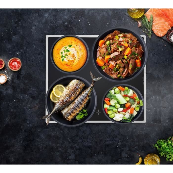 Arthur Martin AM1502 15-piece cookware set - removable wood-effect handle - all heat sources including induction