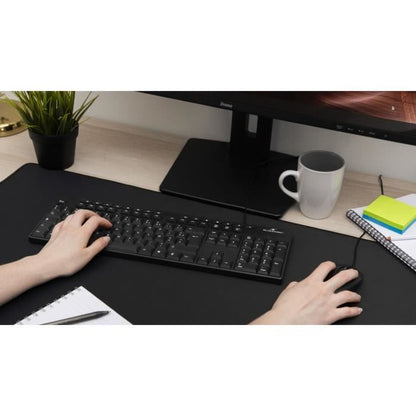 Keyboard - BLUESTORK - MEDIA OFFICE - Wired - Azerty - Windows Compatible - Black