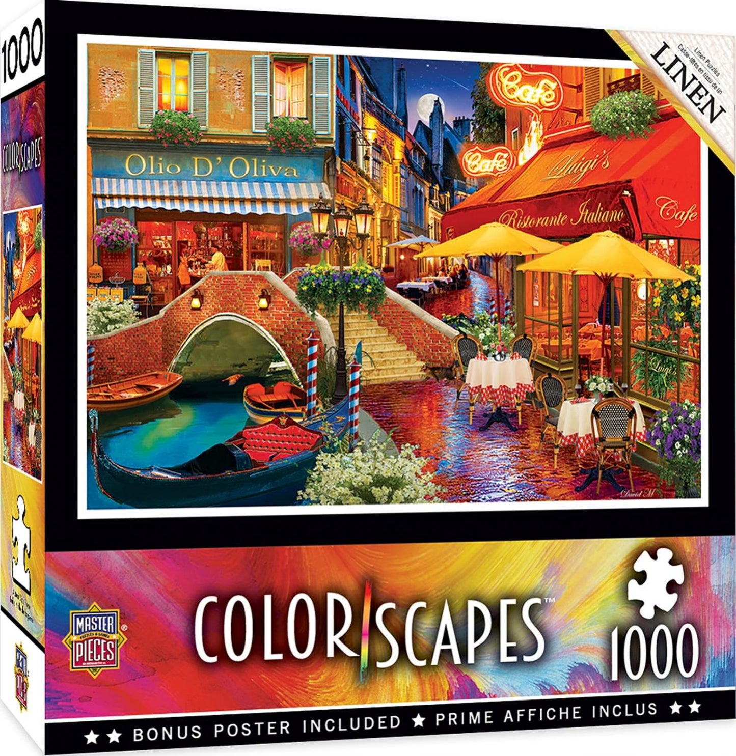Colorscapes Its Amore! 1000 Piece Linen Jigsaw Puzzle