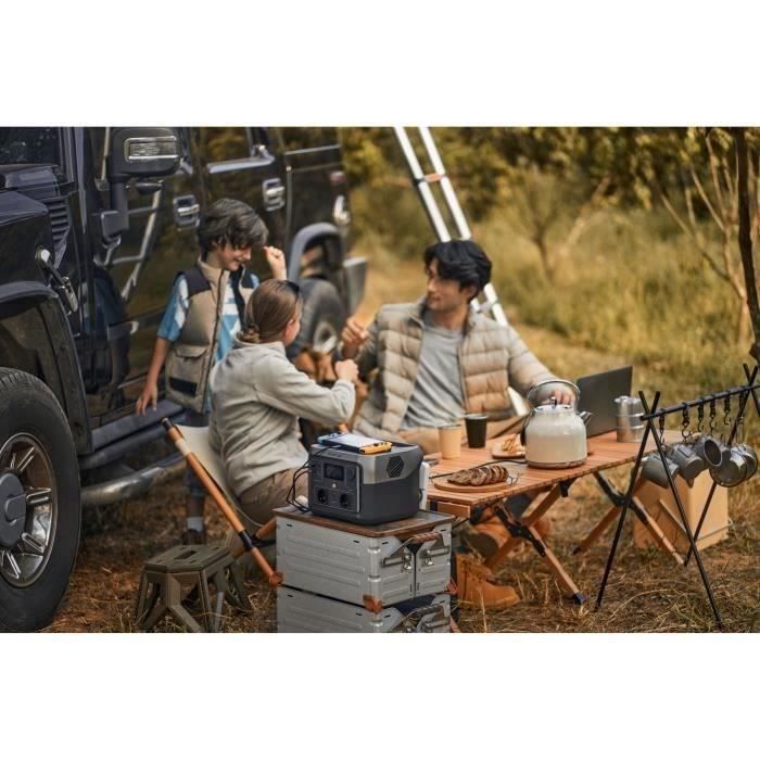 Portable electric generator River 2 Max, 512 Wh, 2 CA output - 500 W in total (overvoltage 1000 W)