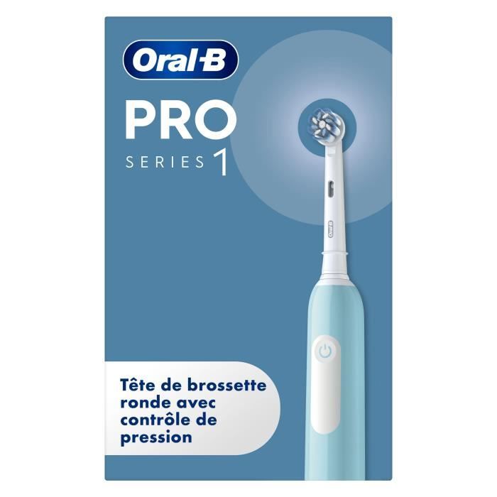 Electric toothbrush - ORAL-B Pro 1 - Sensitive Clean - Blue