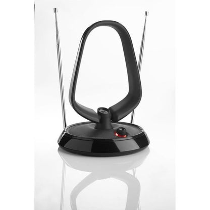 Amplified indoor antenna - ONE FOR ALL - With 15 km reception range - Excellent DTT reception - 3G/4G/5G/LTE filter