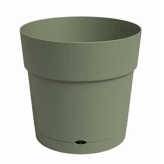 Pot - ARTEVASI - CAPRI - Large - Water reserve - Ash Green - L39.1 x D39.1 x H37 cm