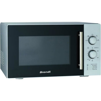 BRANDT SM 2602S Silver Monofunctional Microwave - 26 L - 900 W - Freestanding