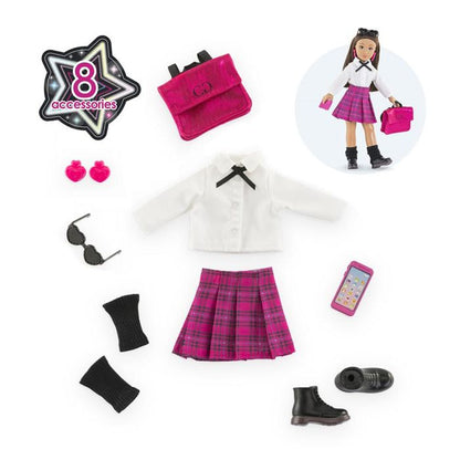 Doll accessories - COROLLE - English College Dressing - 8 accessories - from 4 years old