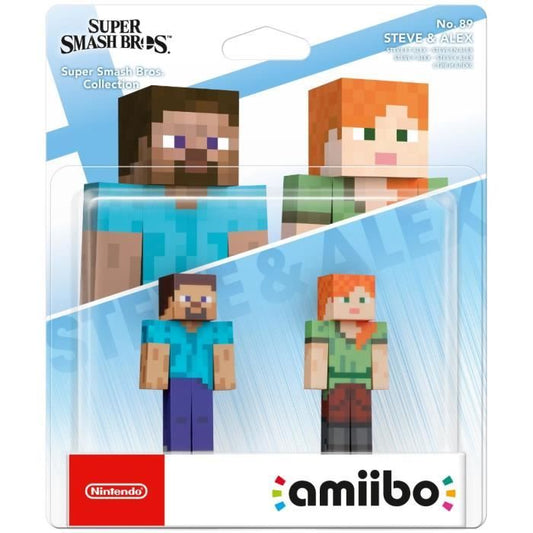 Amiibo Figure - Steve & Alex N°89  Super Smash Bros. Collection