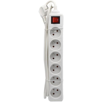 Household unit - GAO - 6 sockets - With switch, 1.4m cable, child protection