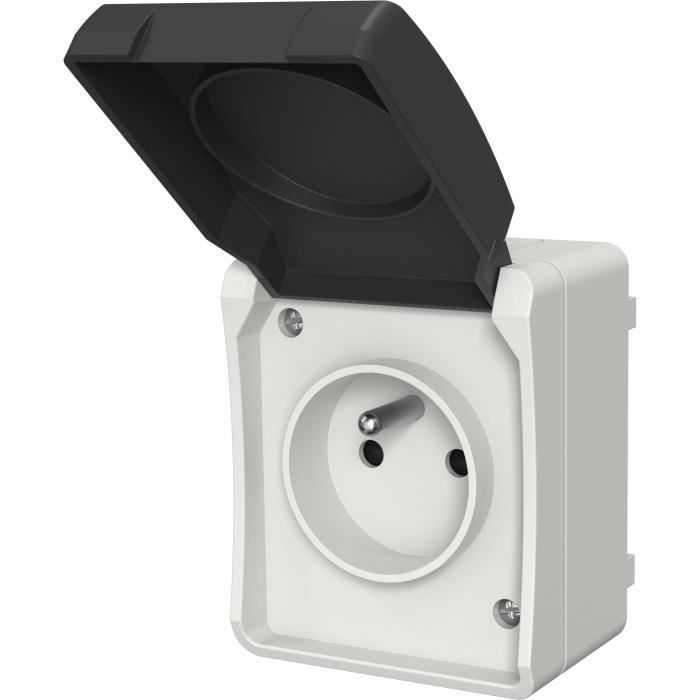 2P+T socket - GAO - Aquatop - IP54, waterproof, water/dust resistant