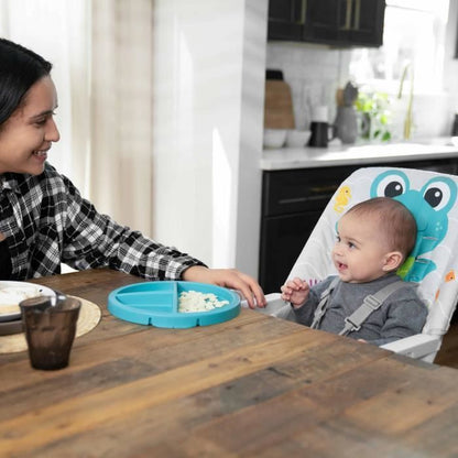 BABY EINSTEIN NEPTUNE High chair for babies from 6 months to 3 years old, including: water mat, safety plate, tray and storage pocket