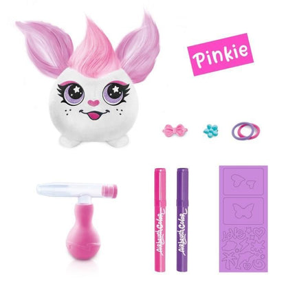 Canal Toys - Airbrush Plush - Mini Hair'iffic plush toy to style and decorate with felt-tip pens - AIR 038 - Random plush model